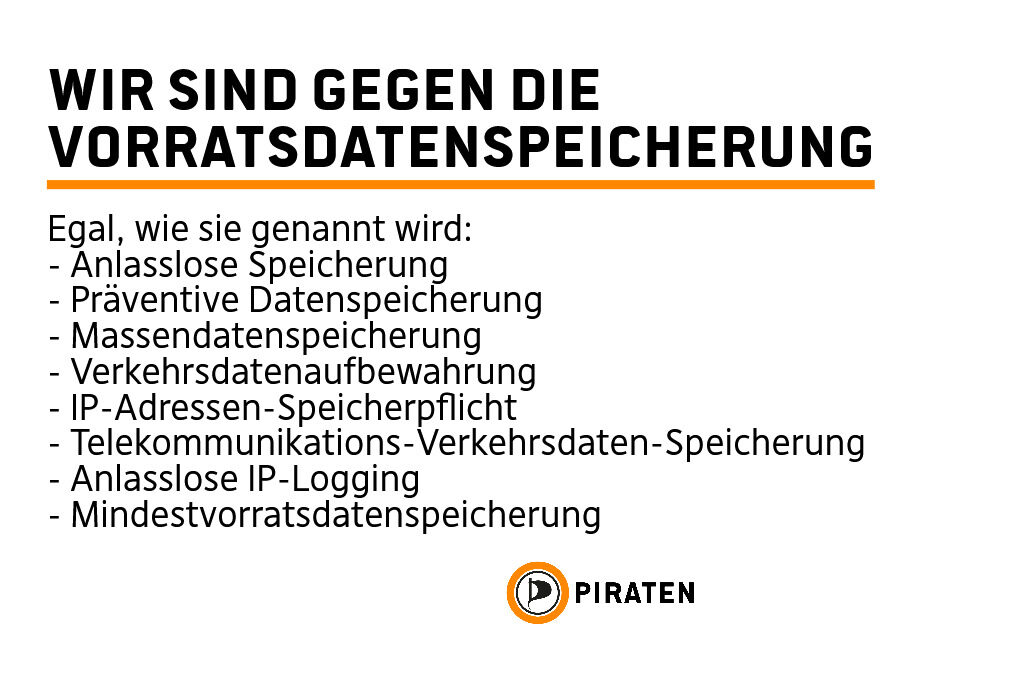 Piraten gegen VDS