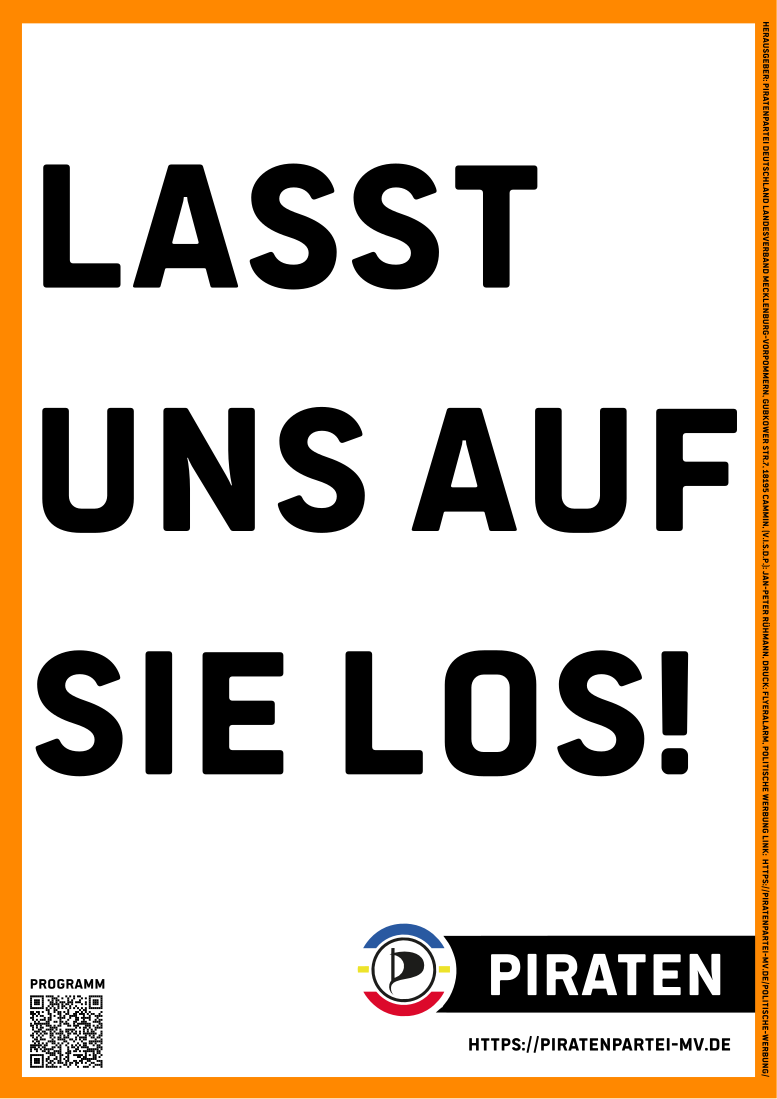 Lasst uns auf sie los!